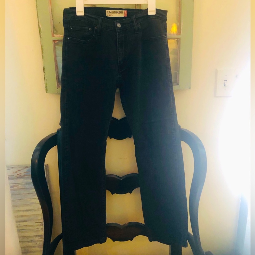 Men’s Levi 514 straight leg 34/32 black